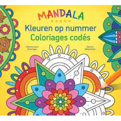  Kleuren op nummer Deltas - Mandala